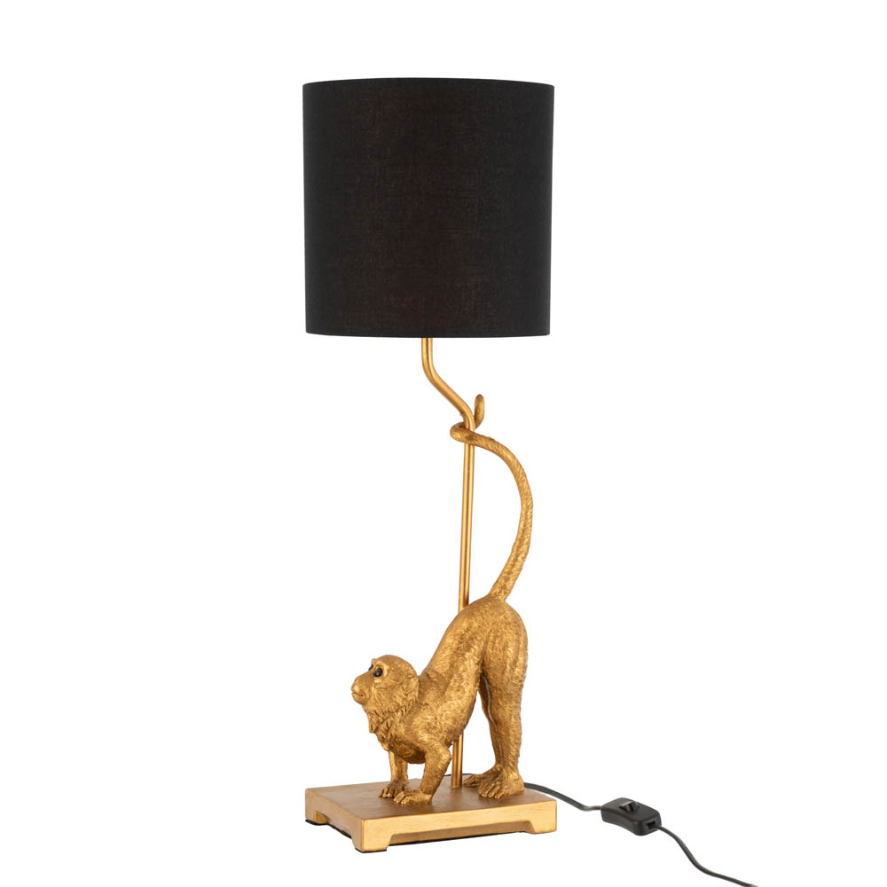 Moderne Gold Mit Schwarzer Tischlampe Affe Jolipa Ape Poly