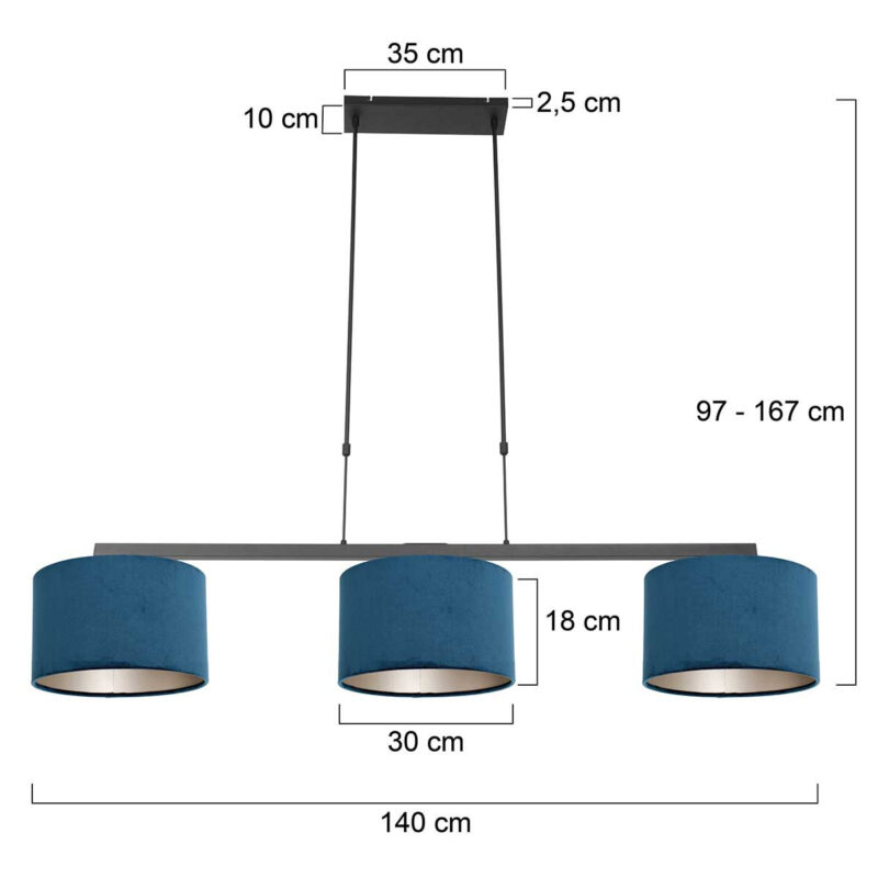 attraktive-hohenverstellbare-hangelampe-steinhauer-stang-blau-und-schwarz-3464zw-8