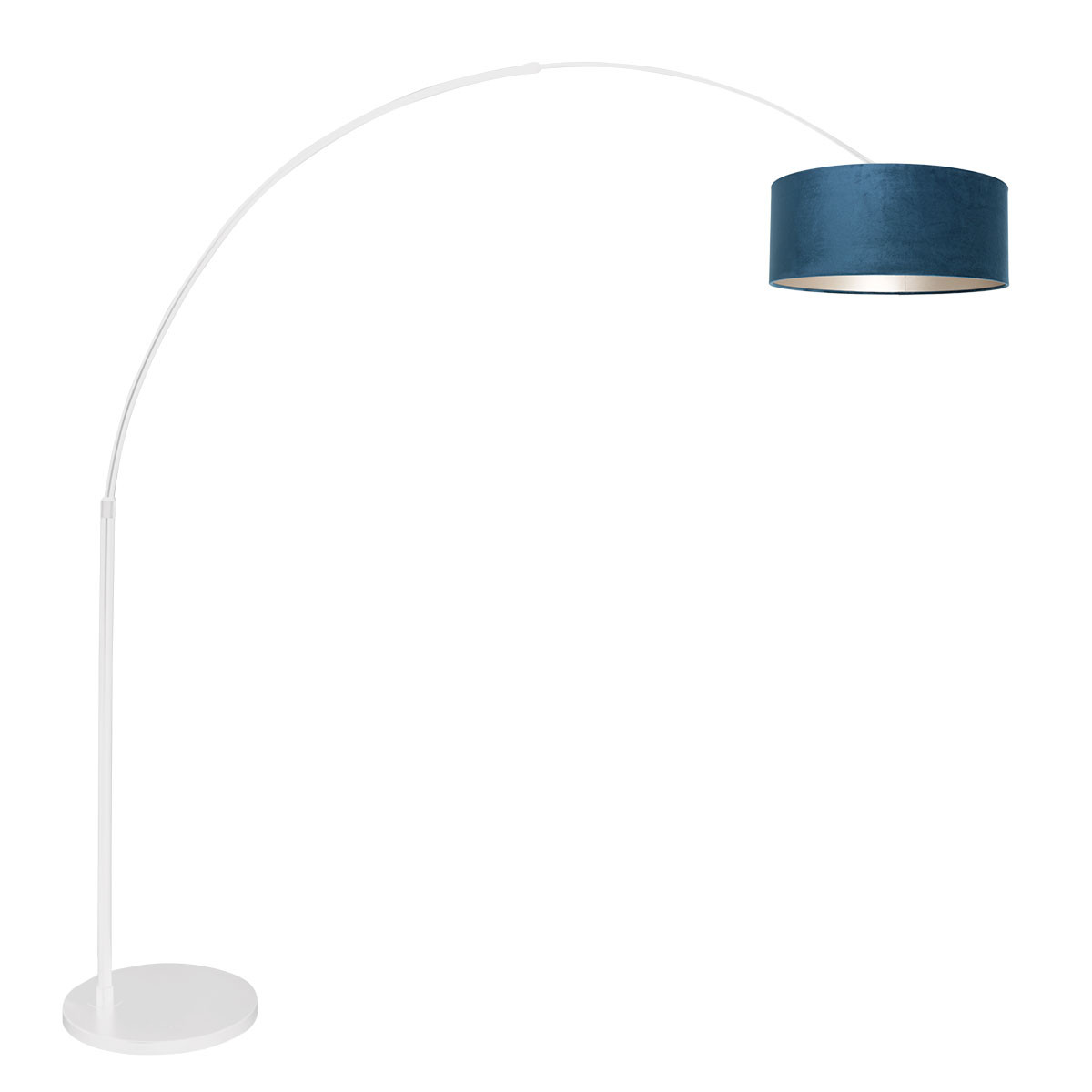 Ausziehbare Bogenlampe mit blauem Schirm Steinhauer Sparkled Light