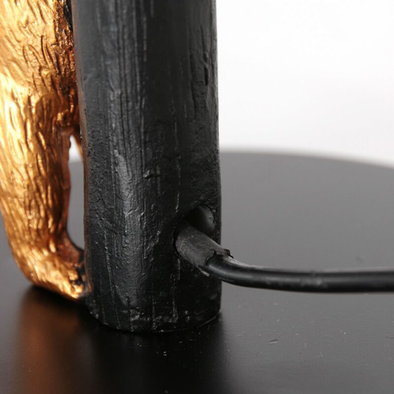 Trendige schwarze Metall-Tischlampe Anne Light & Home Animaux – Bild 10