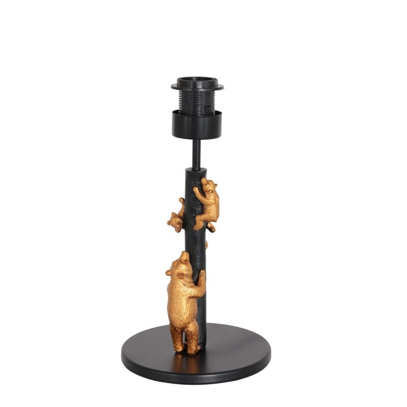 Trendige schwarze Metall-Tischlampe Anne Light & Home Animaux – Bild 3