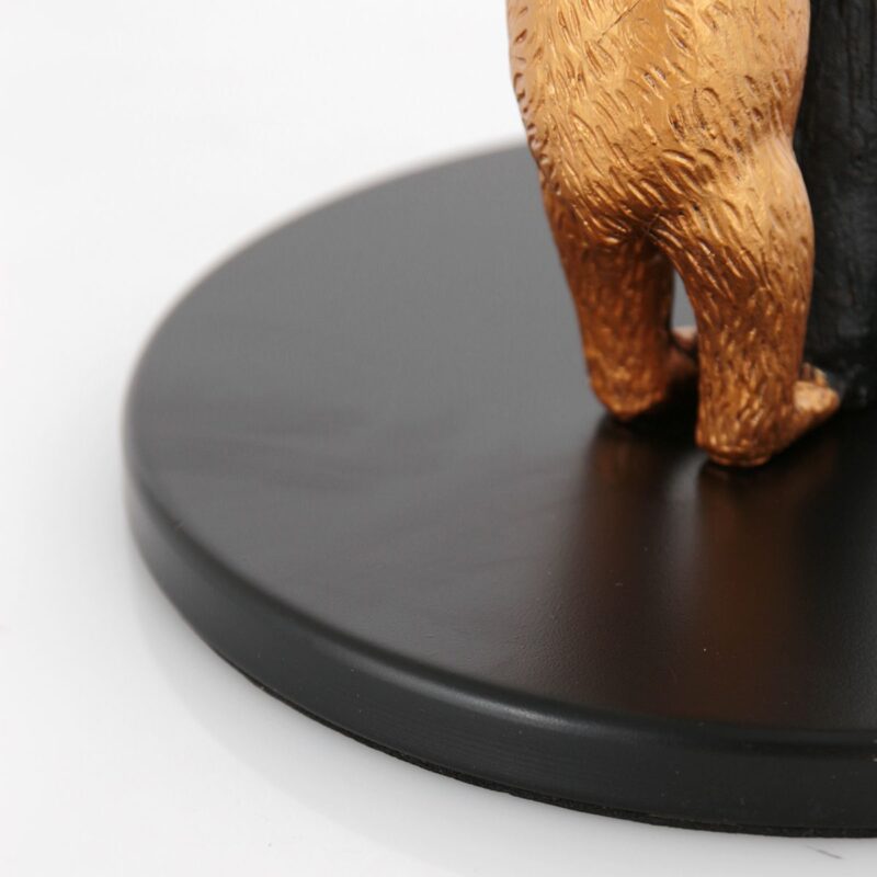 Trendige schwarze Metall-Tischlampe Anne Light & Home Animaux – Bild 9