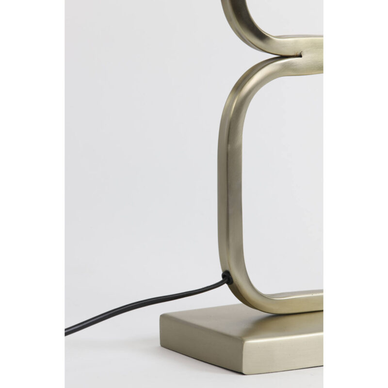 Goldener Lampenfuß quadratisch Light & Living Lutika – Bild 5