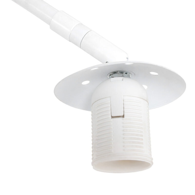 Große weiße Bogenlampe ohne Schirm Steinhauer Sparkled Light – Bild 3