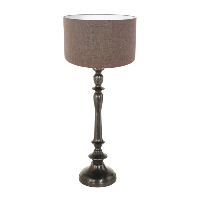 klassische-runde-tischlampe-in-braun-schwarz-steinhauer-bois-3770zw