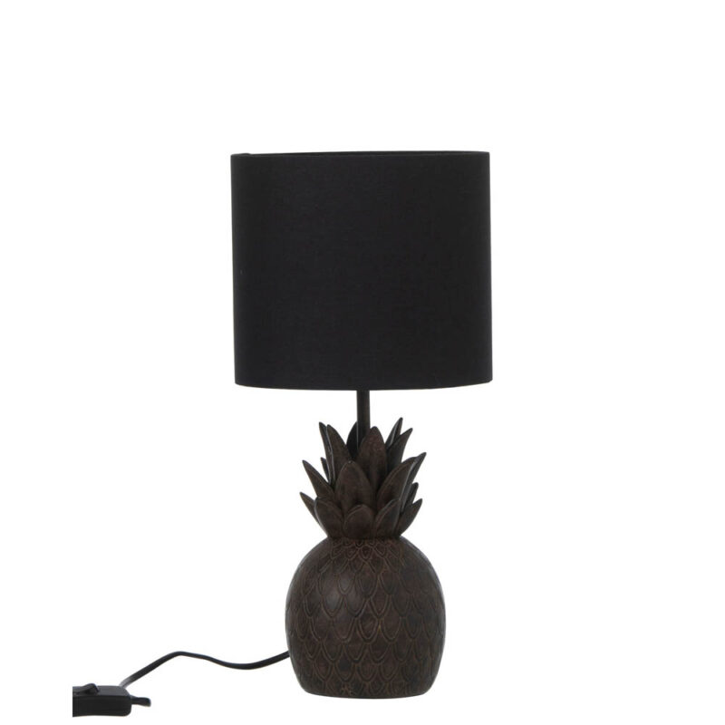 klassische-schwarze-tischlampe-ananas-jolipa-pineapple-poly-90548-2