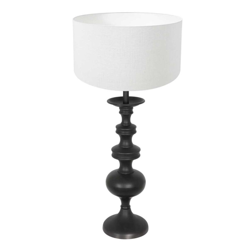 klassische-tischlampe-in-zeitloser-optik-anne-light-&-home-lyons-mattglas-und-schwarz-3485zw