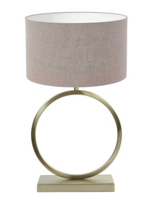 kreisrunde-tischlampe-mit-taupefarbenem-schirm-light-&-living-liva-gold-und-taupe-3625go