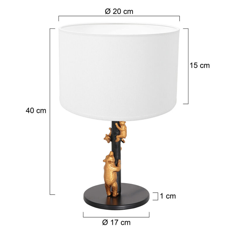 Lampe mit Bärenfamilie Anne Light & Home Animaux – Bild 6