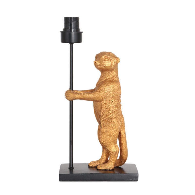 Lampensockel goldenes Erdmännchen Anne Light & Home Animaux – Bild 2