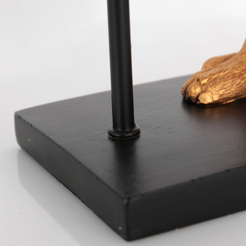 Lampensockel goldenes Erdmännchen Anne Light & Home Animaux – Bild 9