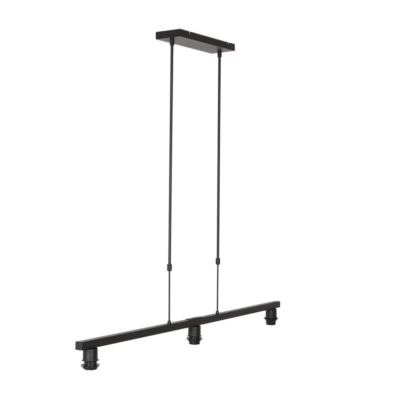 Moderne schwarze Metall-Hängeleuchte Steinhauer Stang – Bild 10