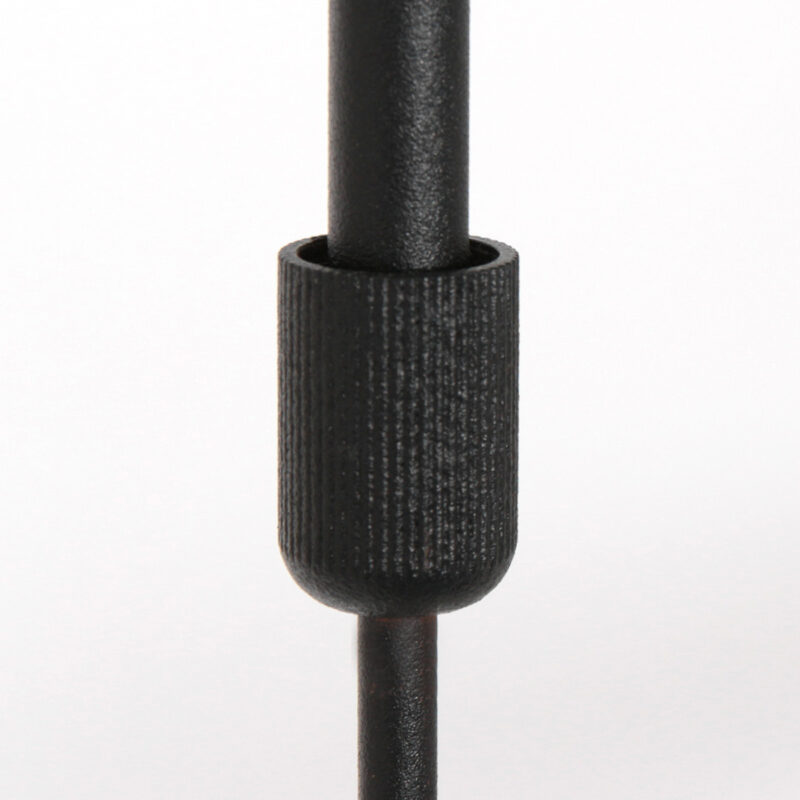Moderne schwarze Metall-Hängeleuchte Steinhauer Stang – Bild 11