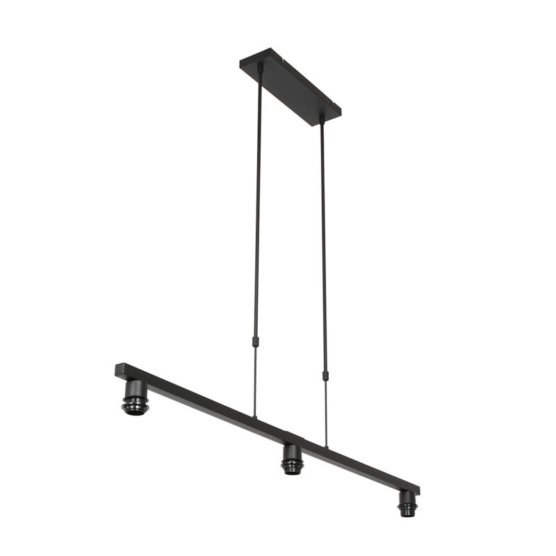 Moderne schwarze Metall-Hängeleuchte Steinhauer Stang – Bild 15