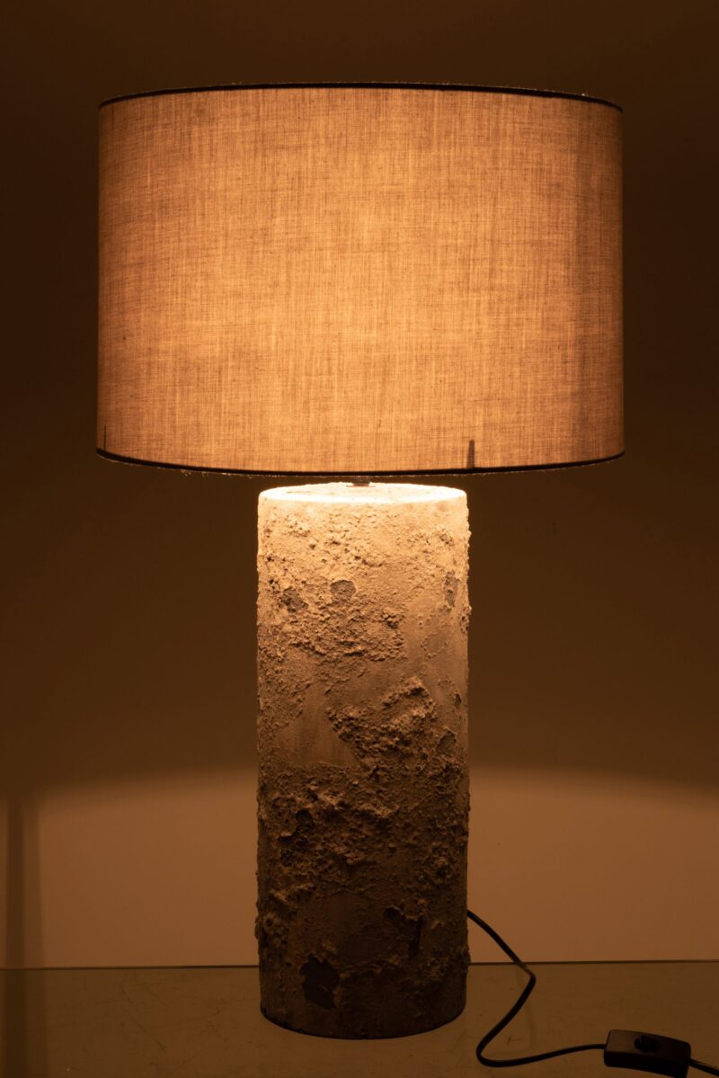 moderne-naturstein-tischlampe-grauer-schirm-jolipa-greta-15508-4