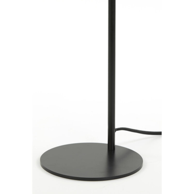 Moderne schwarze Tischlampe Glaskugel Light & Living Subar – Bild 5
