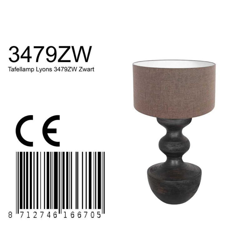 Moderne Tischlampe in attraktivem Design Anne Light & Home Lyons – Bild 7