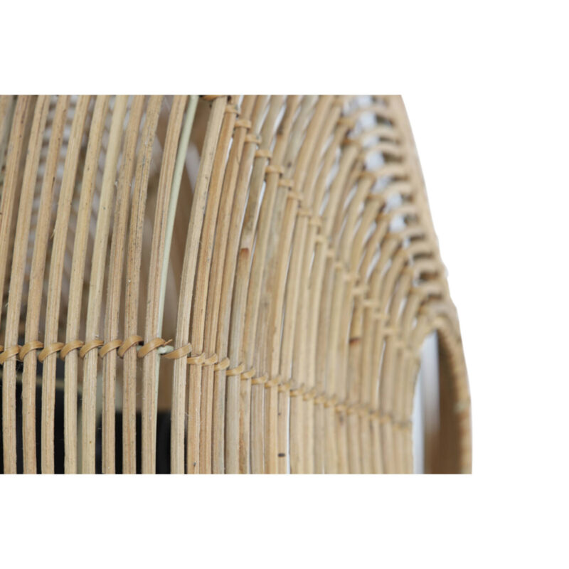 Natürliche beige Rattan-Wandlampe Light & Living Mataka – Bild 5