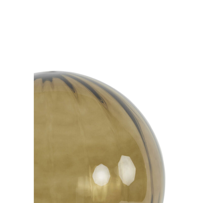 Retro goldene Tischlampe mit Rauchglas-Kugeln Light & Living Magdala – Bild 8