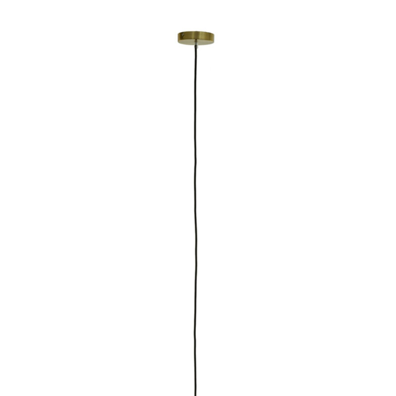Retro schwarz-goldene Hängelampe Light & Living Medina – Bild 4