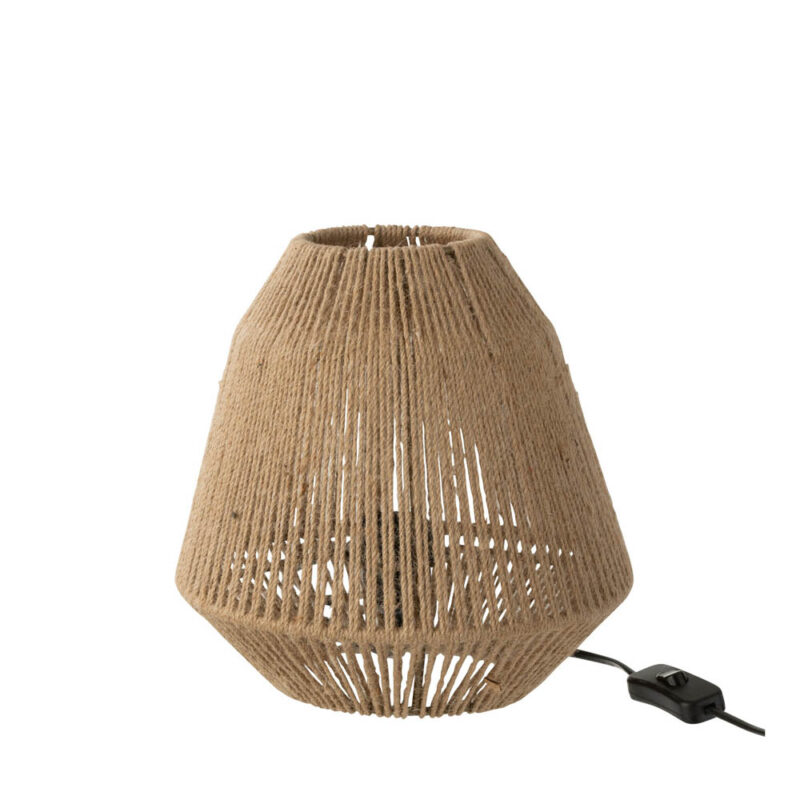 Rustikale beige Tischlampe aus Seil Jolipa Tina – Bild 2