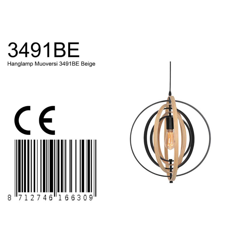 Trendige Hängelampe für Wohnräume Anne Light & Home Muoversi – Bild 8