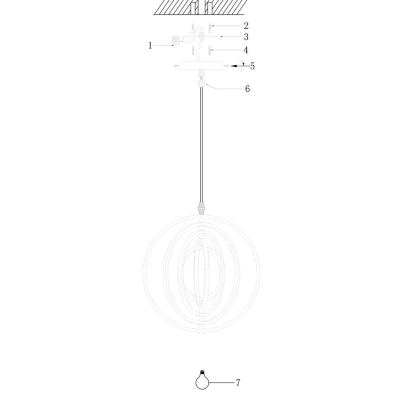 Trendige Hängelampe für Wohnräume Anne Light & Home Muoversi – Bild 9