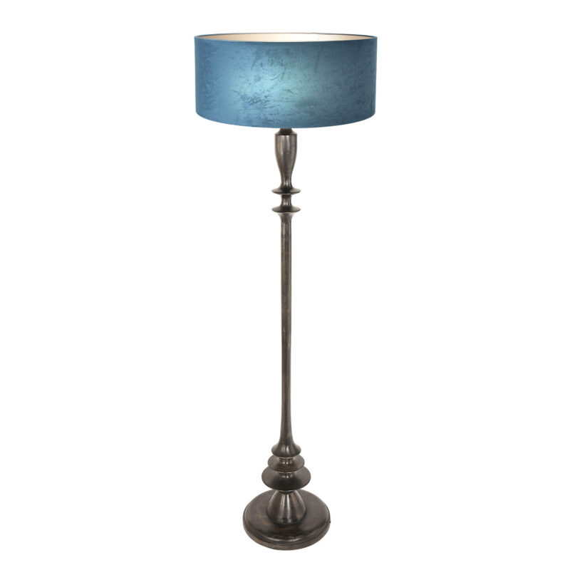vintage-stehlampe-in-blau-mit-schwarzem-fuss-steinhauer-bois-3781zw-2