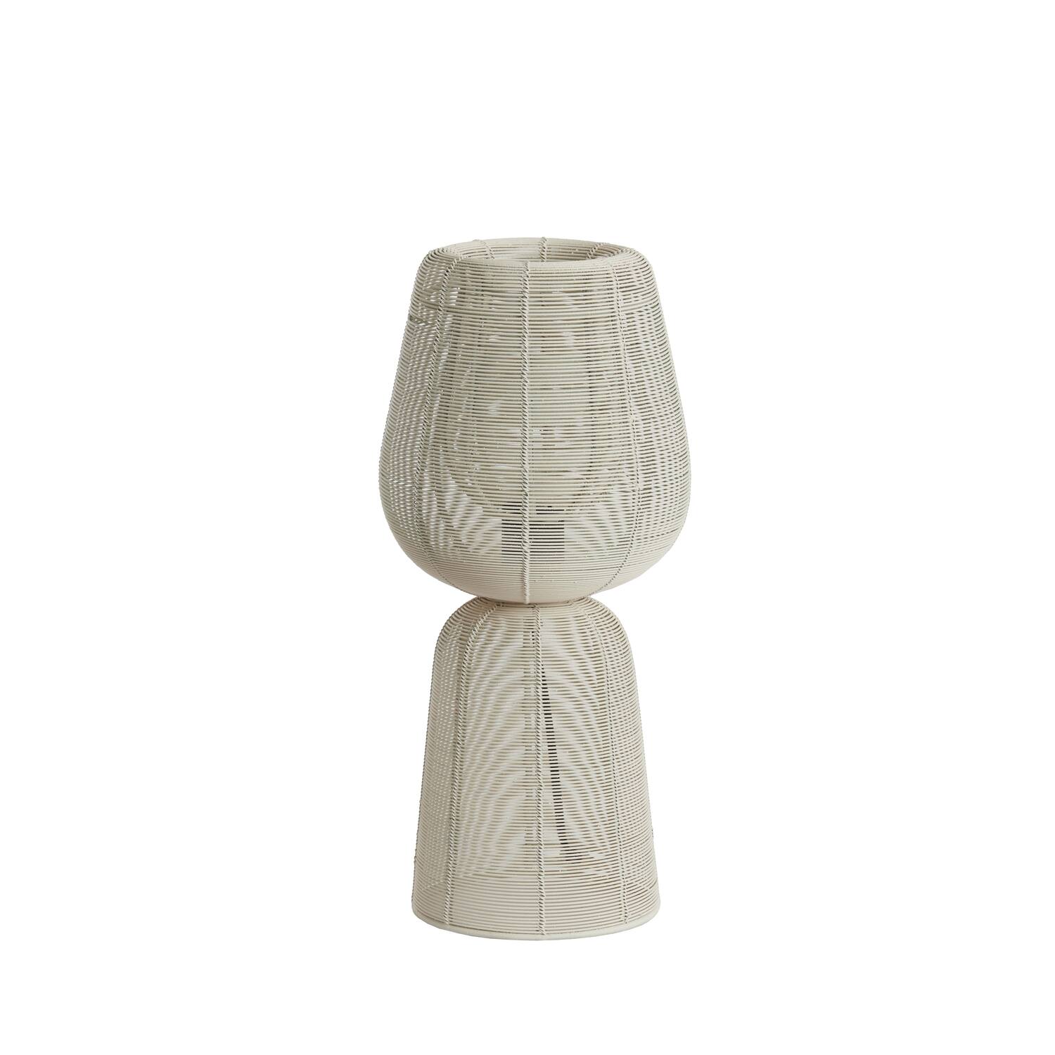 Helle Rattan-Tischlampe Light & Living Aboso