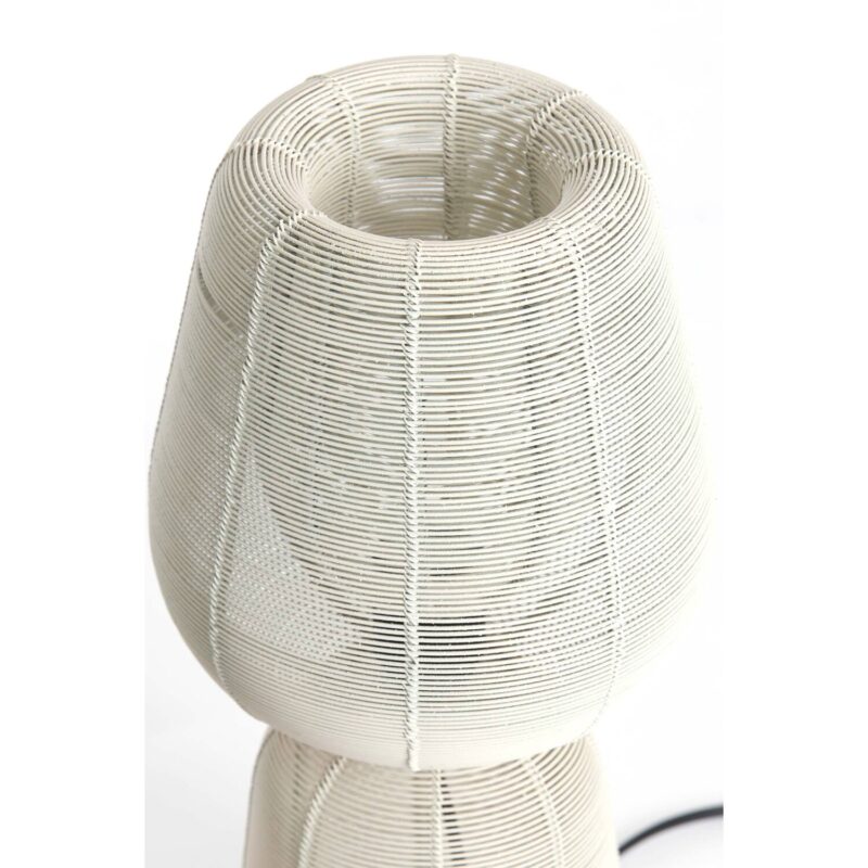 Helle Rattan-Tischlampe Light & Living Aboso – Bild 2