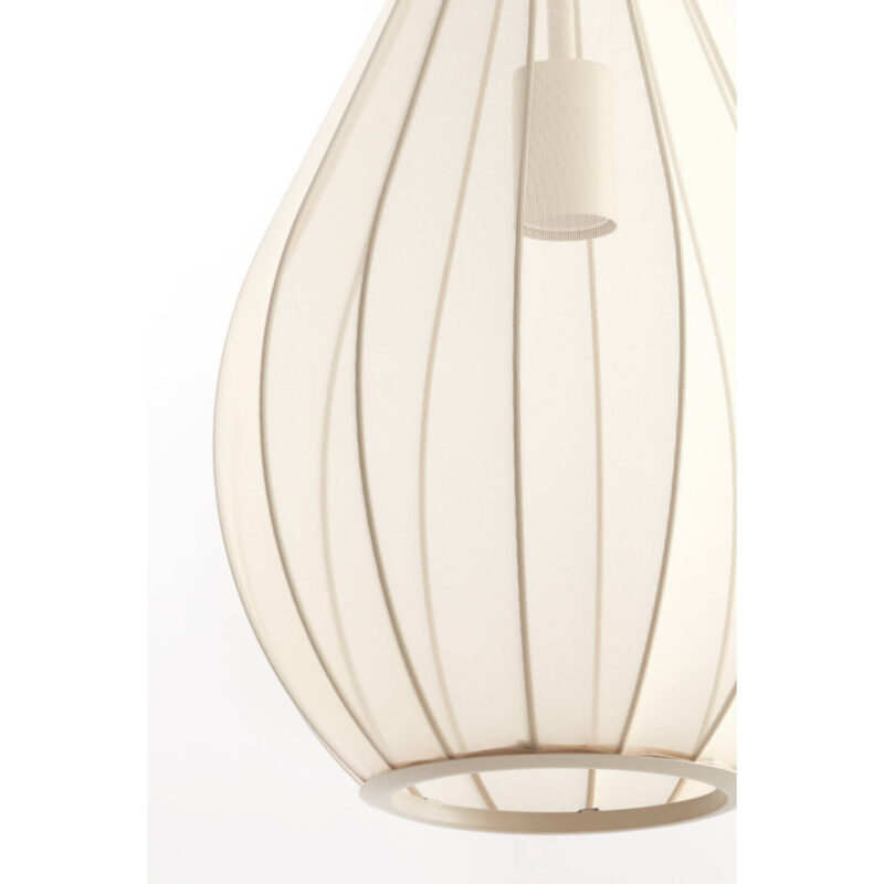 Durchsichtige Hängeleuchte in Sandfarbe Light & Living Itela – Bild 3