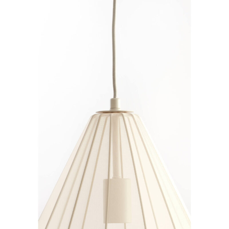 Durchsichtige Hängeleuchte in Sandfarbe Light & Living Itela – Bild 4