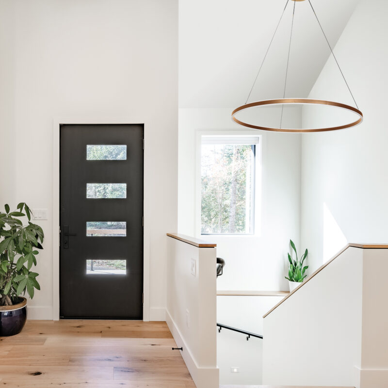 Goldene ringförmige Design-Hängelampe Steinhauer Ringlux – Bild 3