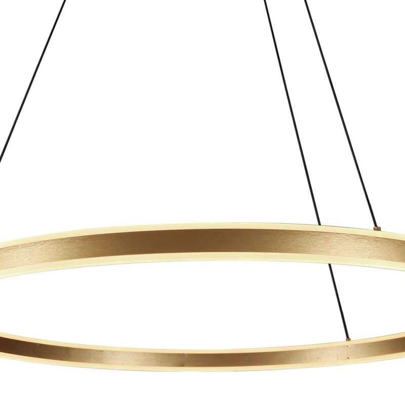 Ringförmige Design-Hängelampe Gold Steinhauer Ringlux – Bild 9
