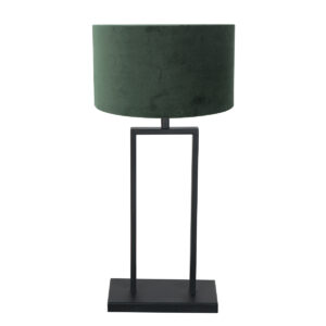 moderne-schwarze-tischlampe-mit-grünem-schirm-steinhauer-stang-3862zw