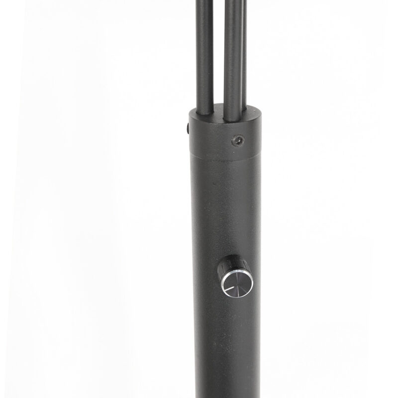 Schwarze Bogenlampe mit blauen Schirmen Steinhauer Sparkled Light – Bild 5
