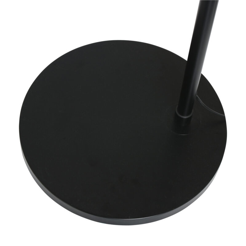Schwarze Bogenlampe mit Rattanschirm Steinhauer Sparkled Light – Bild 11