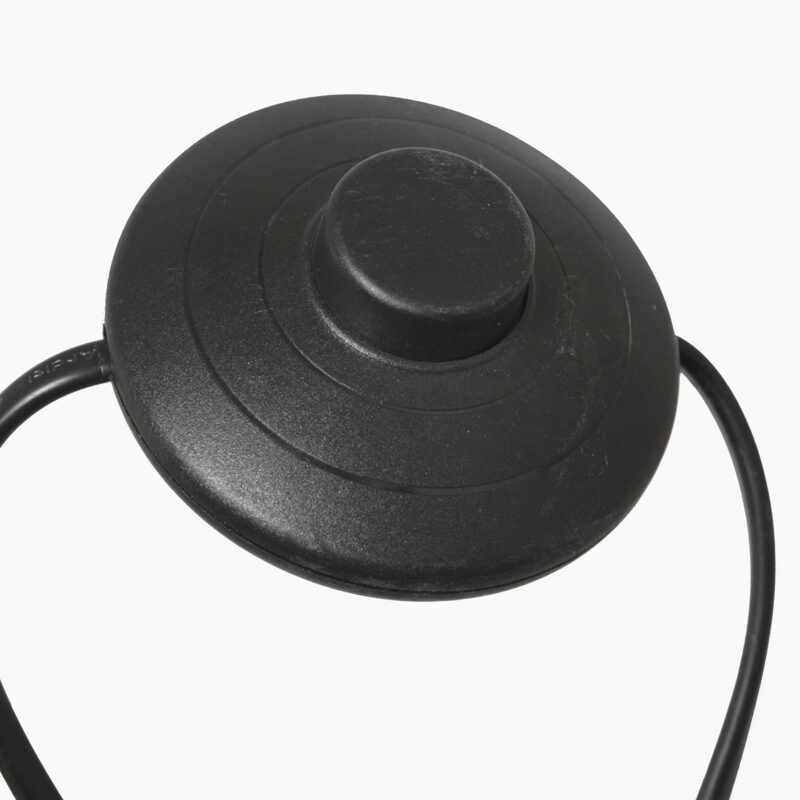 Schwarze Bogenlampe mit Rattanschirm Steinhauer Sparkled Light – Bild 13