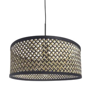 schwarze-hängelampe-mit-rattanschirm-steinhauer-sparkled-light-3753zw