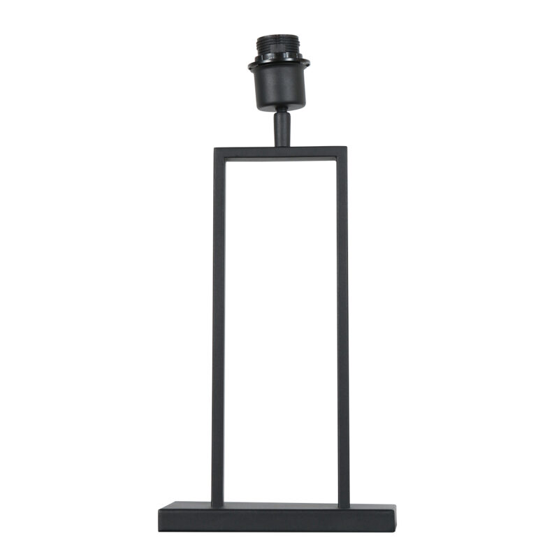 schwarze-tischlampe-mit-rotanschirm-steinhauer-stang-3857zw-1