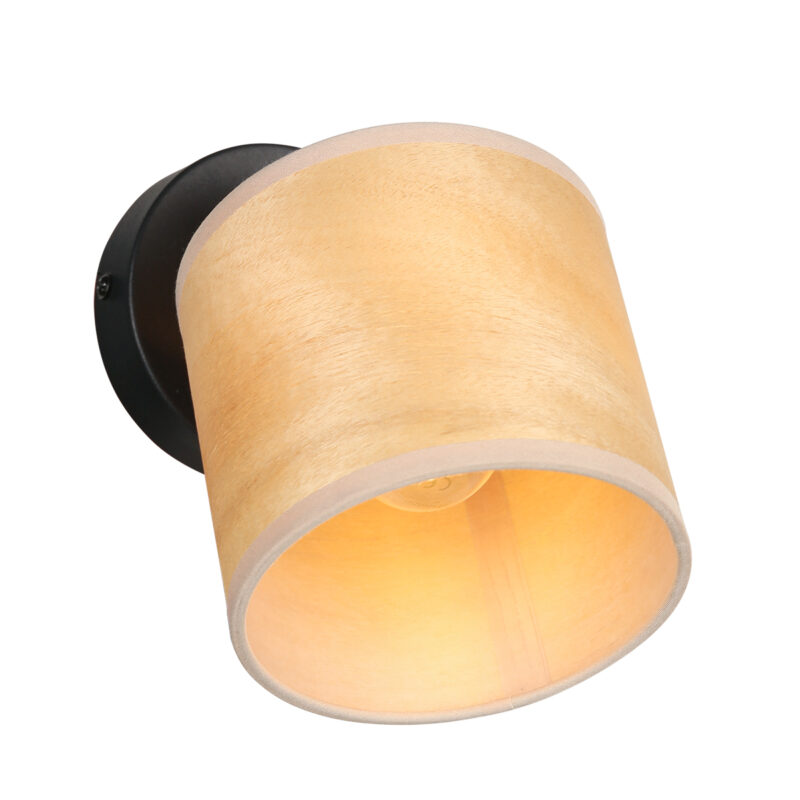 Schwarzer Spot mit Bambuskappe Natur Mexlite Bambus – Bild 10