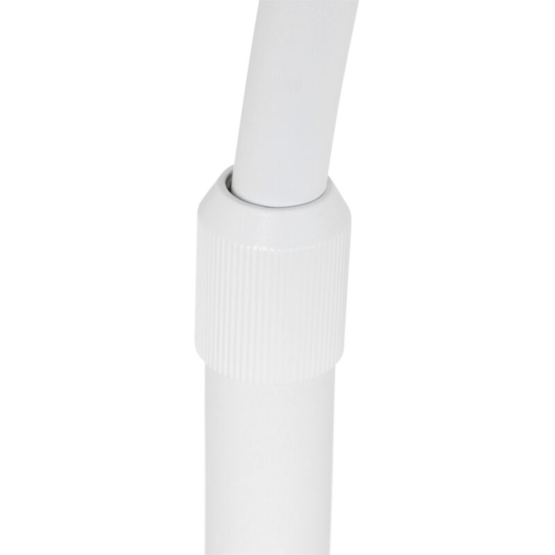 Weiße Bogenlampe mit Rattanschirm Steinhauer Sparkled Light – Bild 12