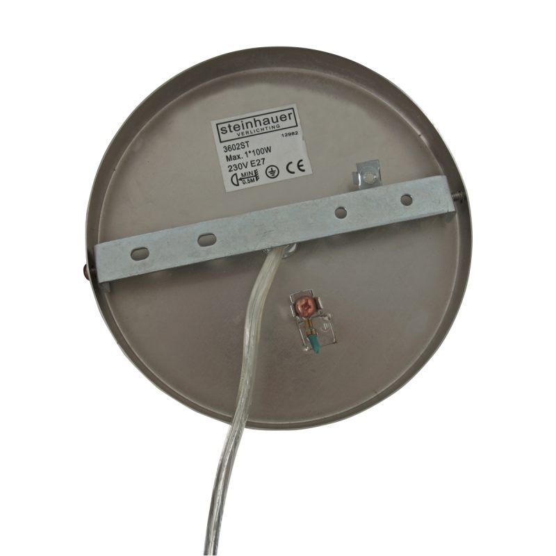 Moderne Stoff-Stahl-Hängelampe Steinhauer Sparkled Light – Bild 11