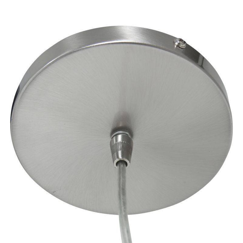 Moderne Stoff-Stahl-Hängelampe Steinhauer Sparkled Light – Bild 10