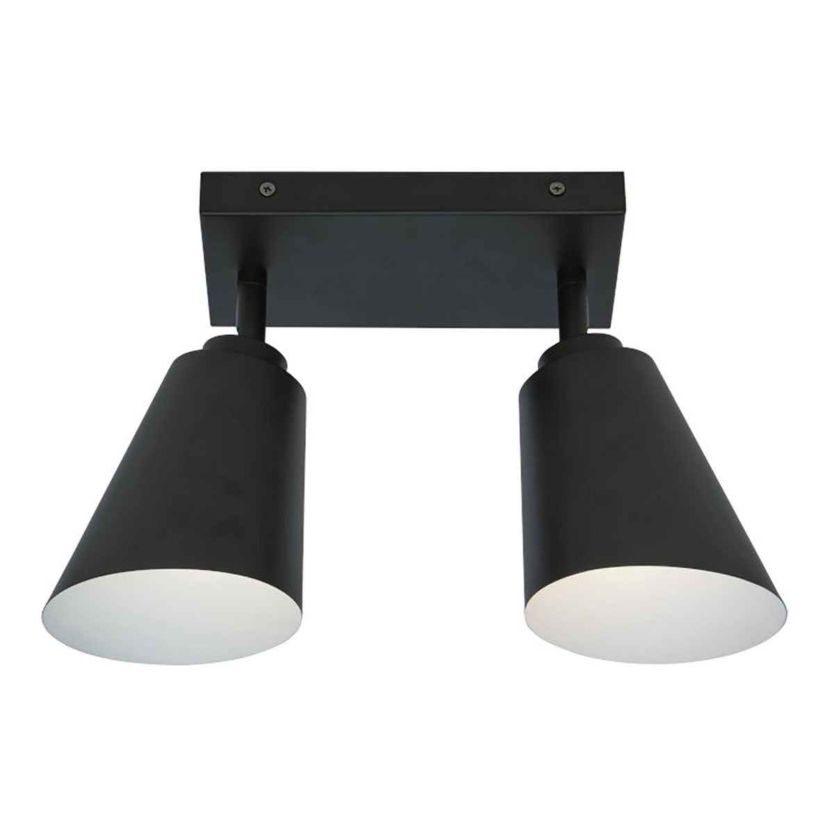 2-Licht Deckenleuchte schwarz Metall It's About RoMi Bremen