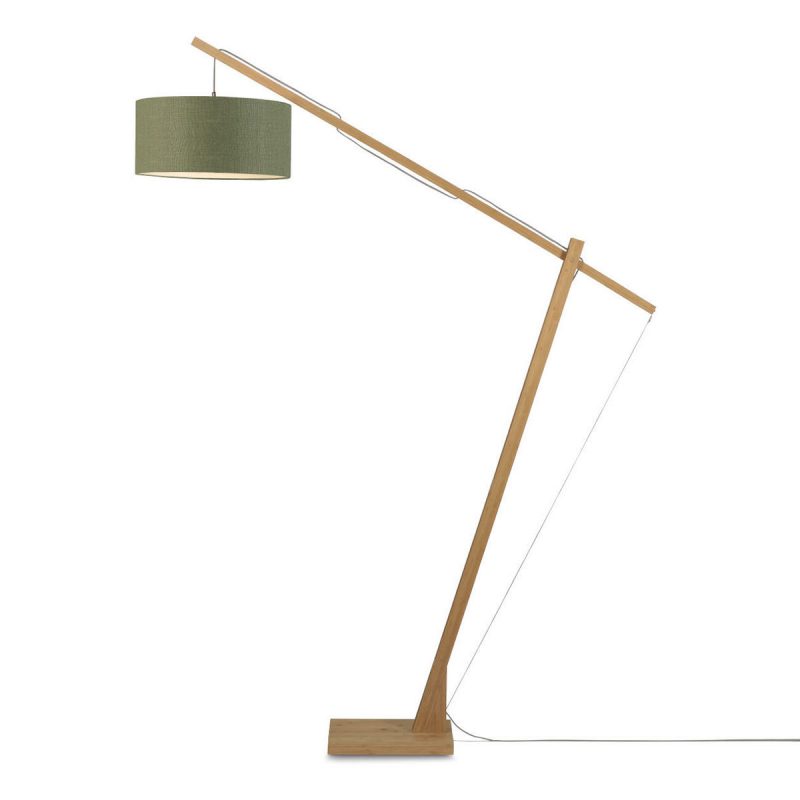 bambus-stehlampe-mit-grünem-leinenschirm-good-&-mojo-montblanc-montblanc/f/4723/gf