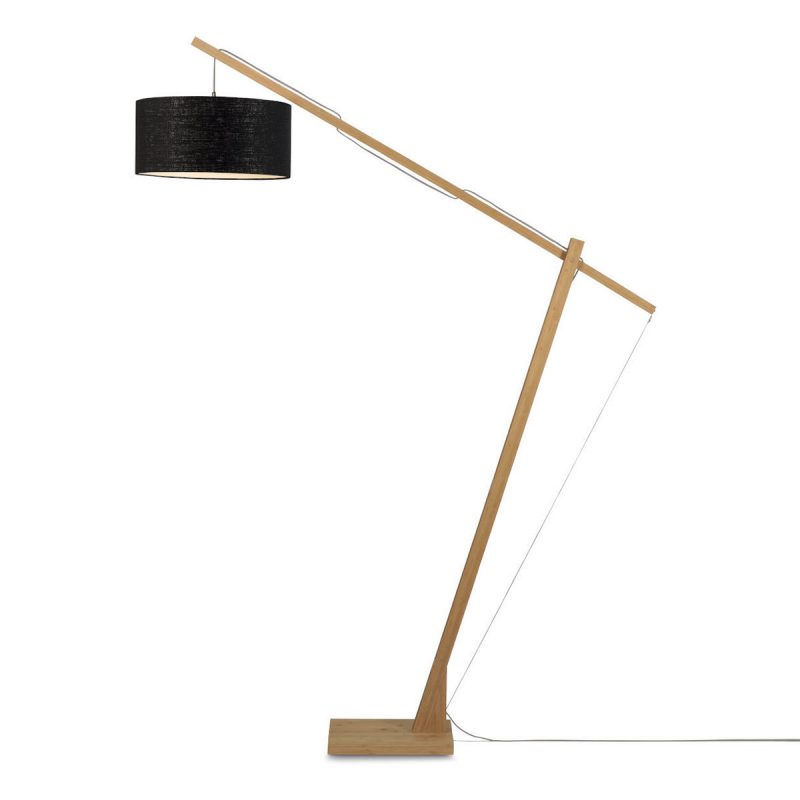 bambus-stehlampe-mit-schwarzem-schirm-good-&-mojo-montblanc-montblanc/f/4723/b