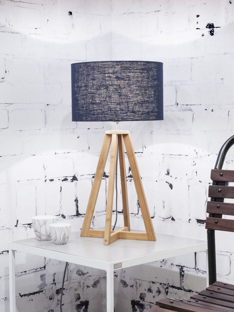 Blaue dreieckige Tischlampe GOOD&MOJO Everest – Bild 2