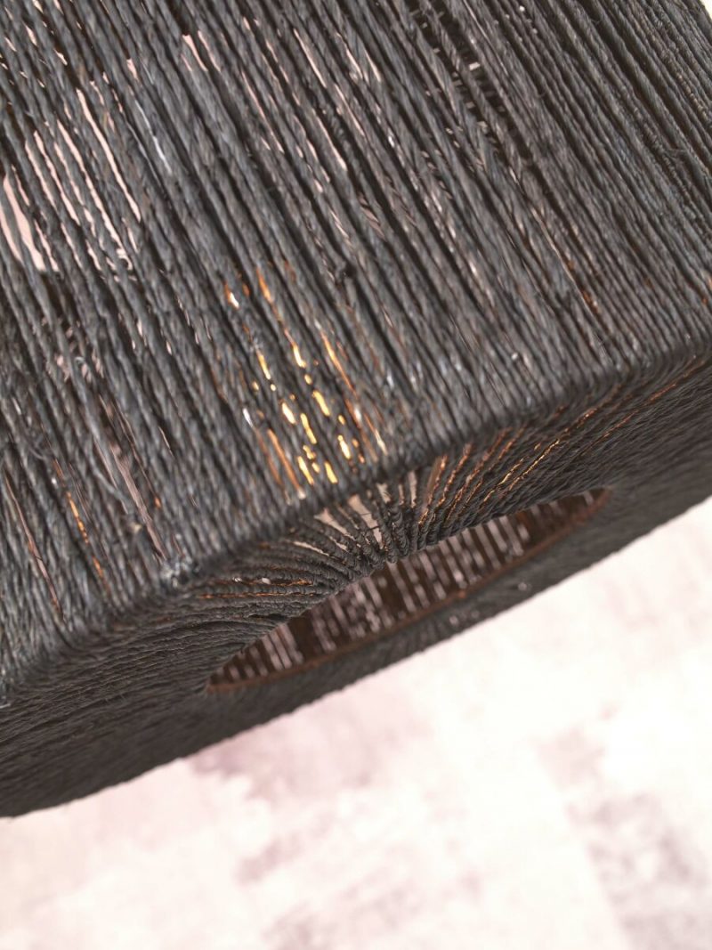 Bohemian-Schwarz-Rattan-Deckenleuchte GOOD&MOJO Iguazu – Bild 3