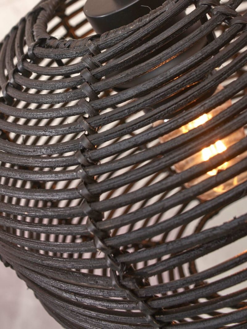 Bohemian-Schwarz-Rattan-Deckenleuchte GOOD&MOJO Tanami – Bild 7